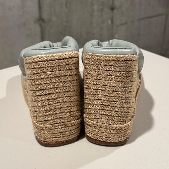 Paloma Barcelo NWOB 39 Tess Slip On Espadrille Platform Wedge Sandals Leather - Picture 5 of 7